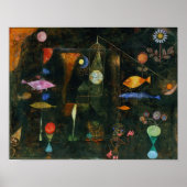 Vismagie, Paul Klee Abstracte kunst Poster (Voorkant)