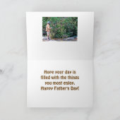 VISMAN AAN DE OEVER VISST/VADERDAG KAART (Binnen)