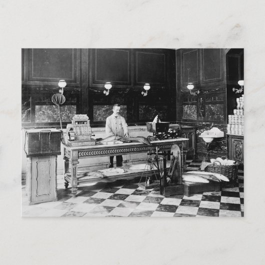 Vismarkt, 1895 briefkaart (Voorkant)