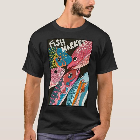 Vismarkt deel 2 t-shirt (Voorkant)