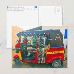 Vismarkt, Mogadishu, Somalië Reisansichtkaart Briefkaart