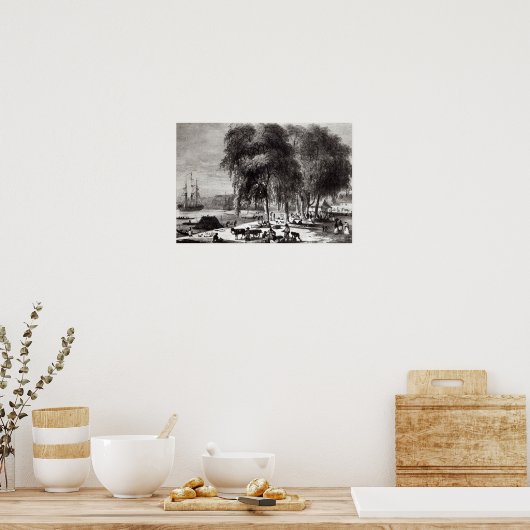 Vismarkt, Paramribo Poster (Keuken)