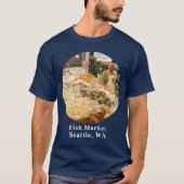 Vismarkt Seattle WA Unisex T-shirt (Voorkant)