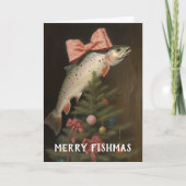 Vismas Boom Kerstkaart Kaart (Voorkant)