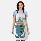 vismonster Apron Schort (Gedragen)