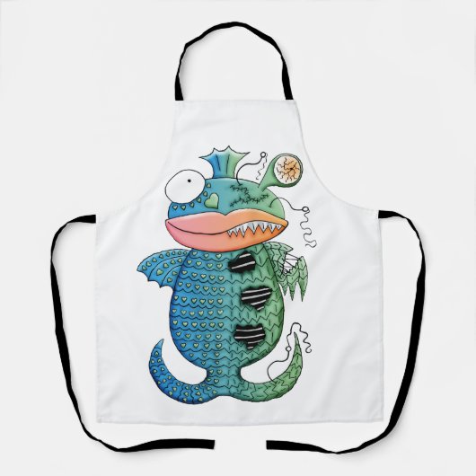 vismonster Apron Schort (Voorkant)