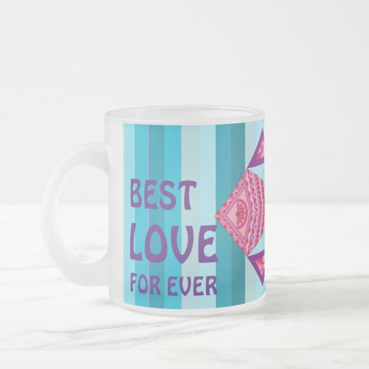 VISMUG VOOR DE LIEFDE MATGLAS KOFFIEMOK (Links)