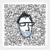 Visnup QR Code sticker (Voorkant)
