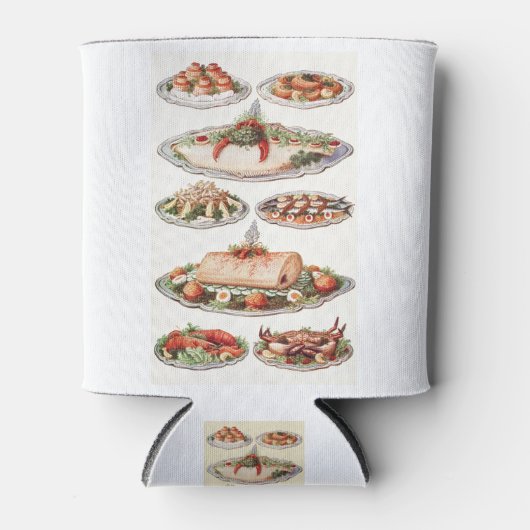 Visoester Patties, Turbot, Whitebait, Makreel Blikjeskoeler (Voorkant)