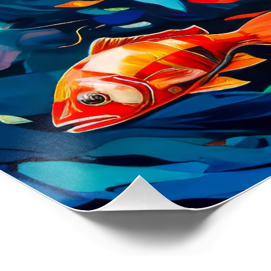 Visolie schilderij perfect poster (Hoek)