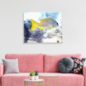 Visonderwater Canvas Afdruk (Insitu (Woonkamer))