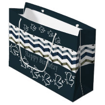 Visontwerp met blauwe patronen