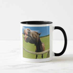 Visoog Uitzicht van paarden Mok