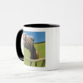Visoog Uitzicht van paarden Mok (Voorkant links)