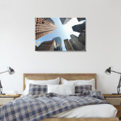 Visooglens van gebouwen, Boston, VS Canvas Afdruk (Insitu (Slaapkamer))