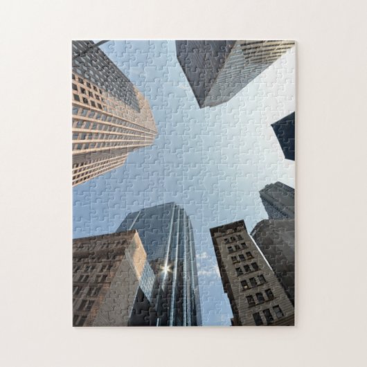 Visooglens van gebouwen, Boston, VS Legpuzzel (Verticaal)