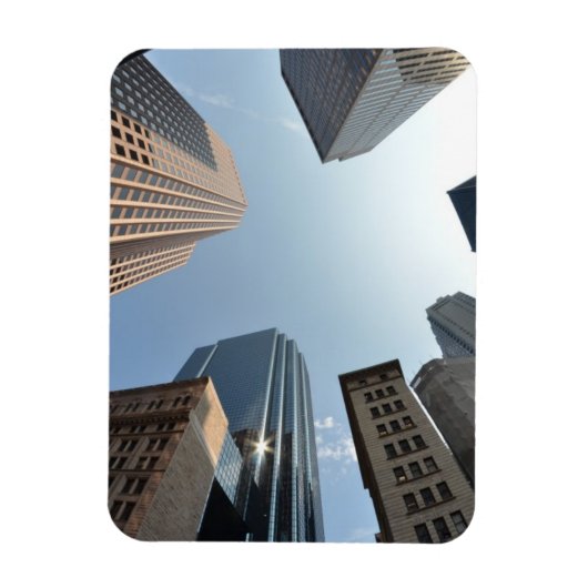 Visooglens van gebouwen, Boston, VS Magneet (Verticaal)
