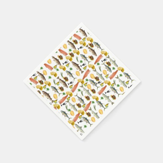 vispapieren servetten (Hoek)