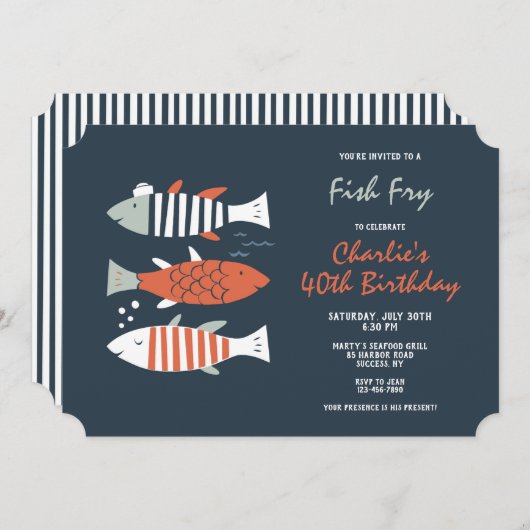 Vispartij Kaart (Voorkant / Achterkant)