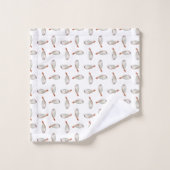 Vispatroon Bad Handdoek (Wasdoekje)