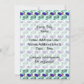 Vispatroon. Blue Fish Ghost Fish. Kaart (Achterkant)