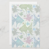  vispatroon briefpapier (Voorkant / Achterkant)