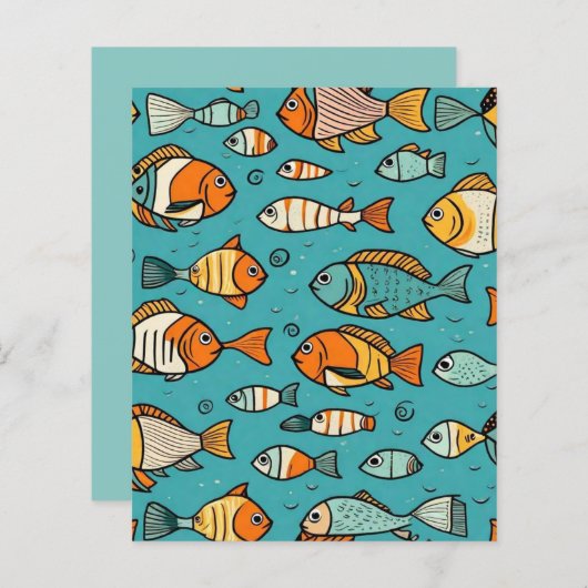 Vispatroon cadeau ideeën (Voorkant / Achterkant)