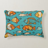 Vispatroon cadeau ideeën accent kussen (Voorkant)