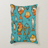 Vispatroon cadeau ideeën accent kussen (Voorkant(Verticaal))