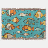 Vispatroon cadeau ideeën deken (Voorkant)