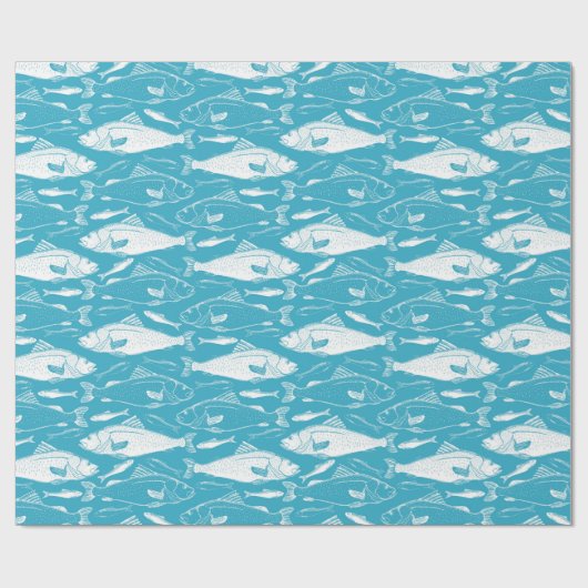 Vispatroon Cadeaupapier (Vlak)