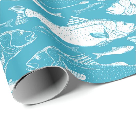 Vispatroon Cadeaupapier (Rol Hoek)