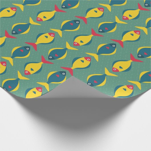 Vispatroon Cadeaupapier (Hoek)