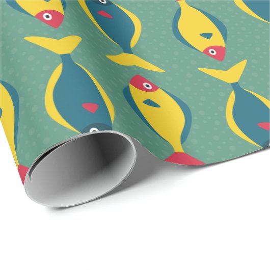 Vispatroon Cadeaupapier (Rol Hoek)