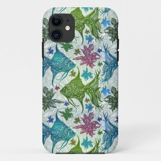 vispatroon Case-Mate iPhone case (Achterkant)