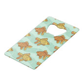 Vispatroon Creditkaart Flessenopener (Achterkant Gekanteld)