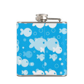 vispatroon heupfles (Achterkant)