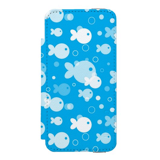 vispatroon incipio iPhone portemonnee hoesje (Voorkant Agenda)