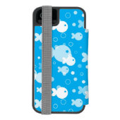 vispatroon incipio iPhone portemonnee hoesje (Agenda Achterkant)