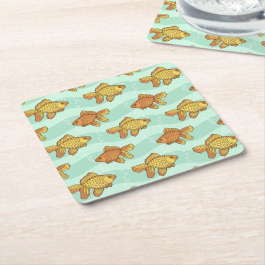 Vispatroon Kartonnen Onderzetters (Schuin)