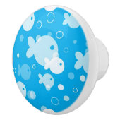 vispatroon keramische knop (Rechts)