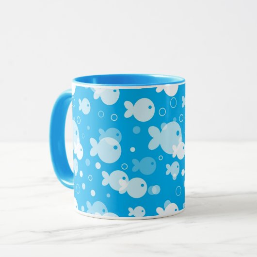 vispatroon mok (Voorkant links)