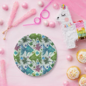  vispatroon papieren bordje (Feest)