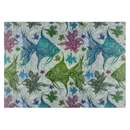  vispatroon snijplank (Voorkant)