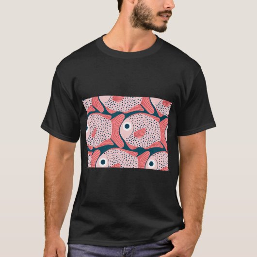 Vispatroon T-shirt (Voorkant)