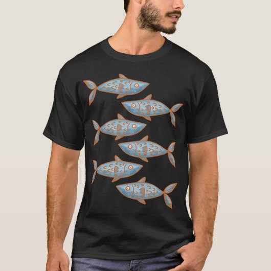 Vispatroon T-shirt (Voorkant)