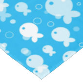 vispatroon tafelkleed (Gekanteld)