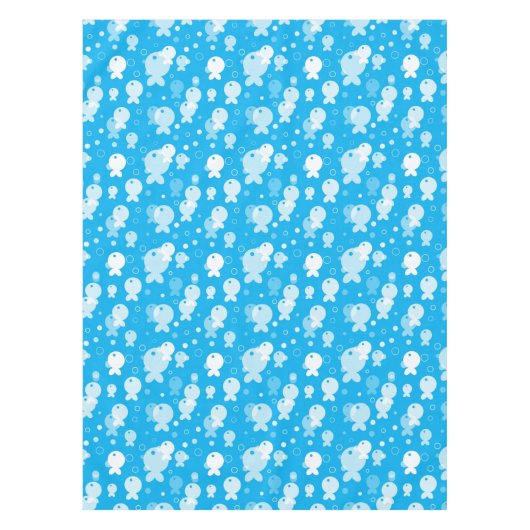 vispatroon tafelkleed (Voorkant)