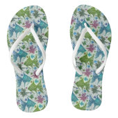  vispatroon teenslippers (Voetbed)