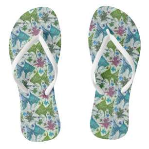  vispatroon teenslippers